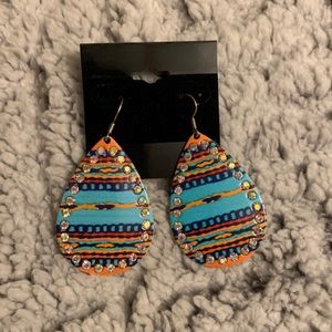 Aztec earrings